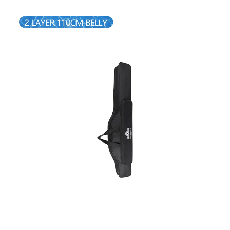 2 Layer 110cm Belly Утолщенная уличная 2/3 слойная сумка для рыбалки, водонепроницаемая сумка для рыболовных снастей, сумка для удочки, сумки для хранения, для ловли карпа, XA140G - Цвет: 2 Layer 110cm Belly