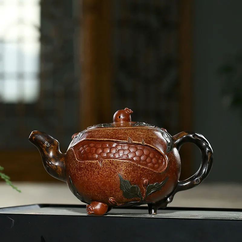 

Yixing Large Capacity Purple Sand Pot Hand Made Large Chinese Clay Teapot Tea Cup Household Ceramic Kettle