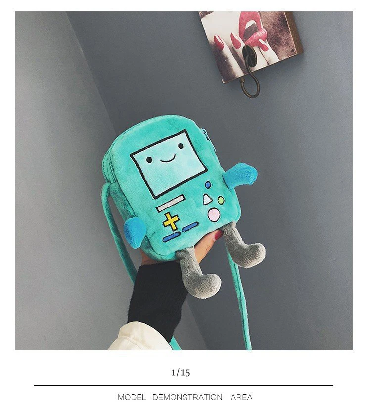 Модные милые женские сумки через плечо с милым мультяшным роботом мессенджеры 2020