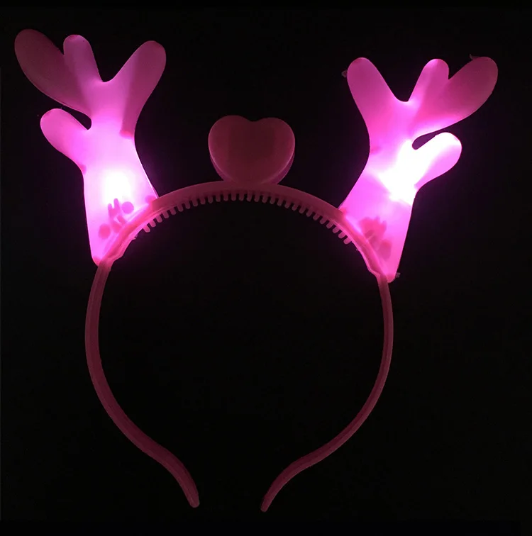 

LED Hair Accessories Flash Antlers Hairpin Headband Halloween Party Props Costume Ball Decoration Christmas Gifts Kids Toys