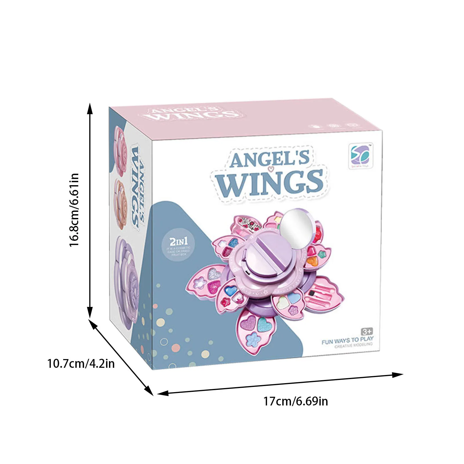

Kids Makeup Toys Washable Dressing Cosmetic Set Pretend Play Makeup Set Fun Birthday Gift For Girls Kids