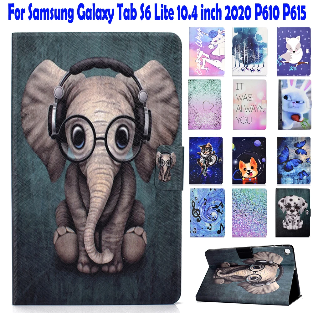 Чехол С Откидывающейся Крышкой для Samsung Galaxy Tab S6 Lite 10 4 дюймов 2020 P610 P615 крышка SM-P610