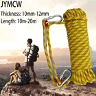 Высокопрочный шнур диаметром 10 м, 20 м, 1012 мм, безопасная скалолазающая веревка, походные аксессуары, оборудование для кемпинга, инструменты для выживания