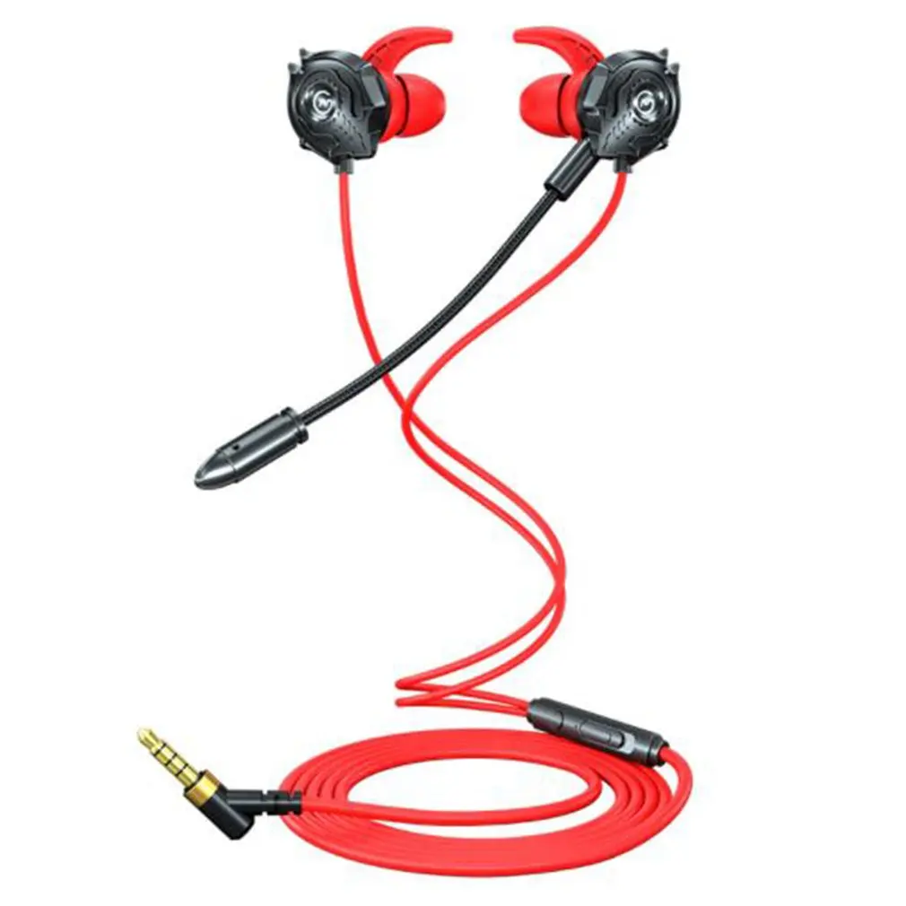 

Wired Headsets 3.5mm Earphone Headset For CS Games Gaming In-Ear Headset With Mic Volume Control PC Gamer Earphones