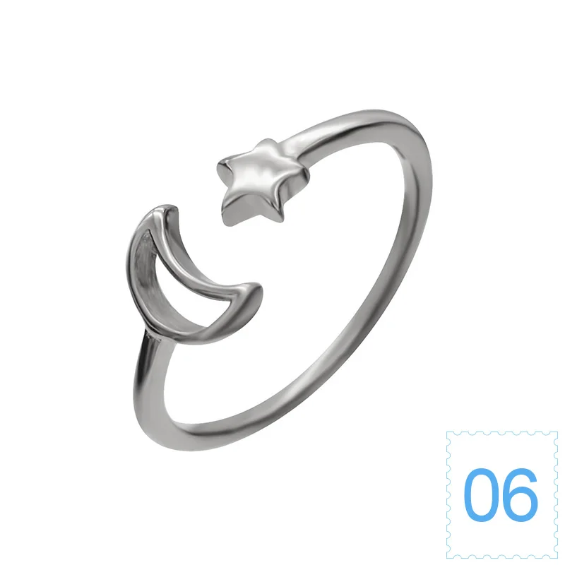 Silver 6 ElfoPlataSi,, Настоящее серебро 925 пробы, модное кольцо Бесконечность 8, коктейльное кольцо, размер 5, 6, 7, для девочек, Детский Рождественский подарок XY654 - Цвет основного камня: Silver 6