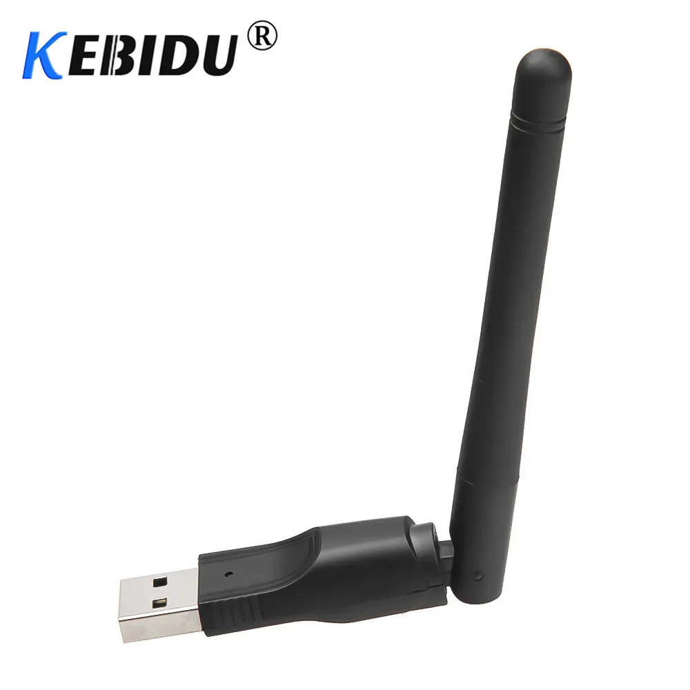 Беспроводная сетевая карта Kebidu USB 2 0 150 Мбит/с Wi Fi 4 ГГц адаптер с антенной LAN ключ