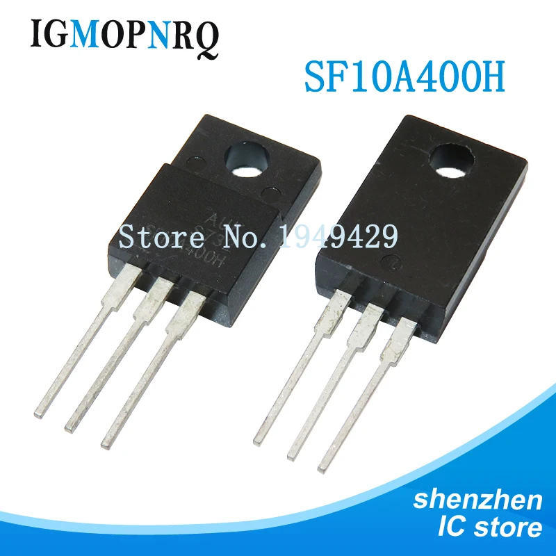 10 шт. SF10A400H TO-220F SF10A400 TO220 10A400 | Электронные компоненты и принадлежности