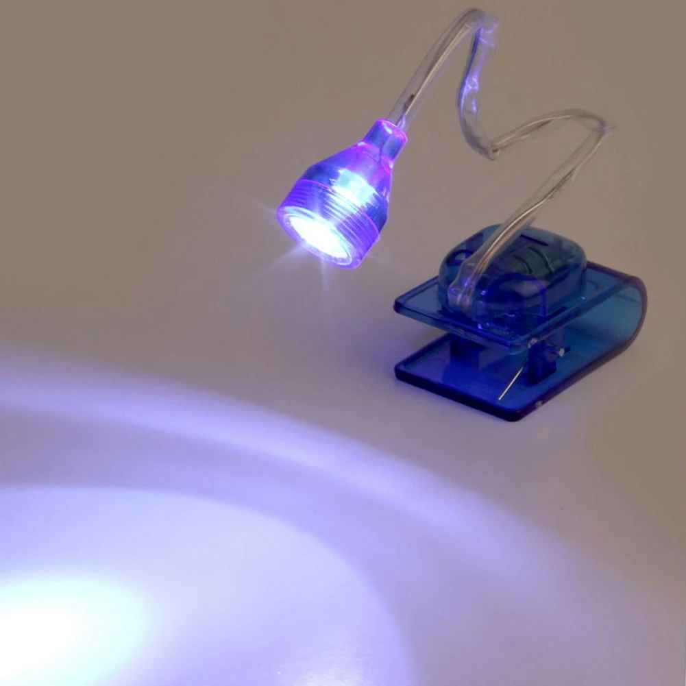 Гибкая Регулируемая рукоятка яркий светодиодный светильник для чтения мини