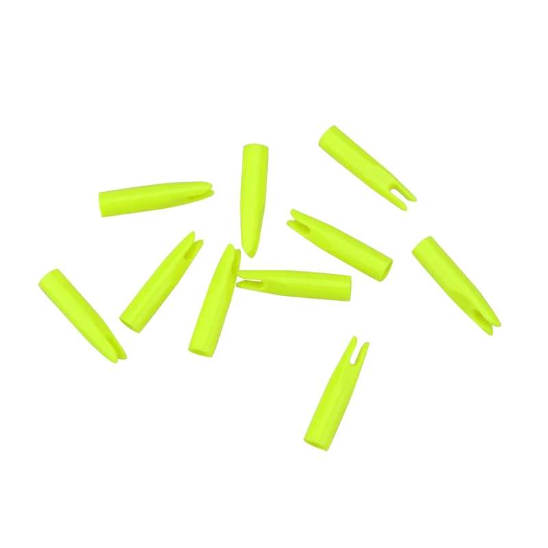 50/100pcs Archery Arrow Nocks Plastic Hunting Glue To Wrapping OD 6mm Shaft End Shooting Accessories | Спорт и развлечения