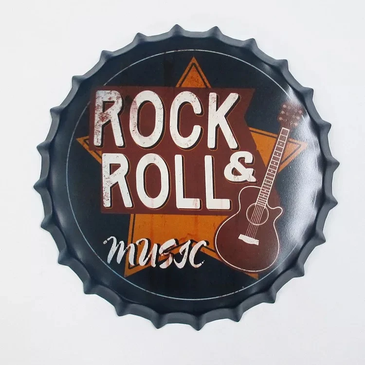 [Luckyaboy] Rock Route 66 крышки для пивных бутылок Металлические оловянные пластинки со знаками Ретро настенное Искусство доска старинное кафе, бар, паб Corona домашний декор