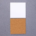 Самоклеящиеся пробковые подставки толщиной 2 мм, 36 шт., квадратные пробковые коврики, пробковые подложки для подставок и поделок