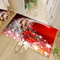 doormat santa claus christmas mat outdoor carpet merry christmas print decor for home christmas ornament xmas gift new year 2022