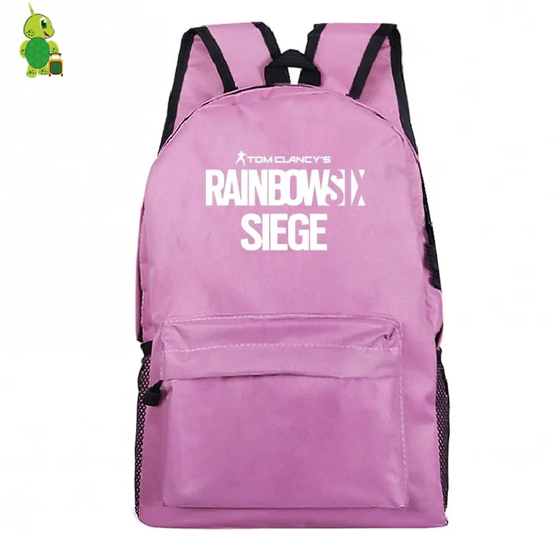 10 Игровой рюкзак Tom Clancy's Rainbow Six Siege, школьные сумки для подростков, женский и мужской рюкзак для ноутбука, дорожные сумки, детские сумки для книг - Цвет: 10