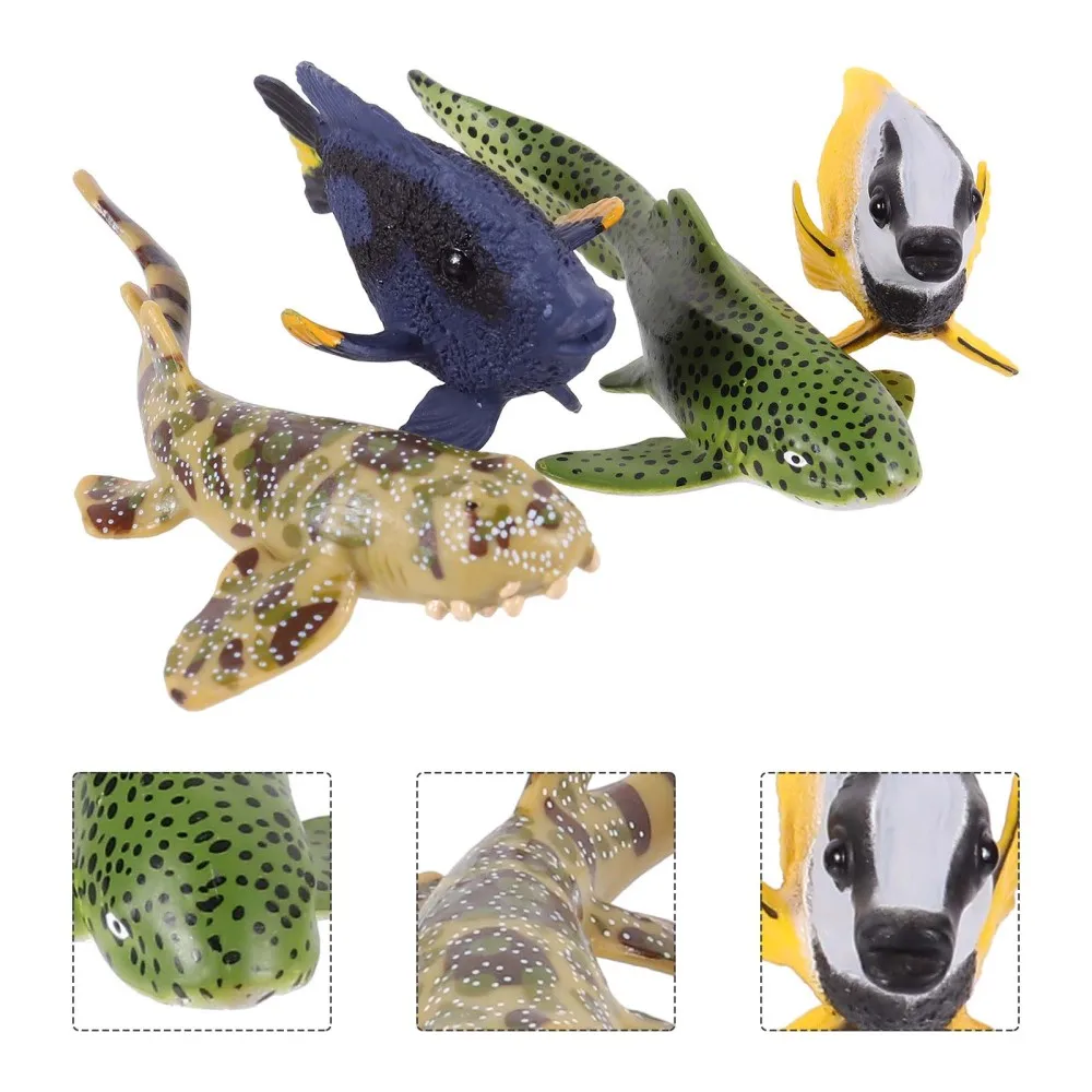 

1 Set/4pcs Realistic Sea Animal Toys Creative Sea Life Model Kids Cognitive Toys
