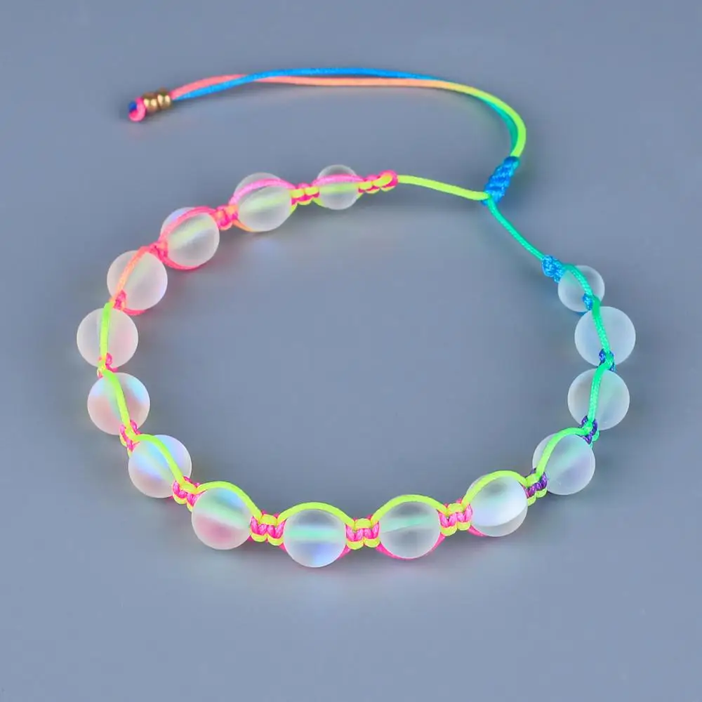 

KELITCH 2021 Bracelets New Colorful Handmade Crystal Fashion Strand Bracelets For Women Gift Jewelry