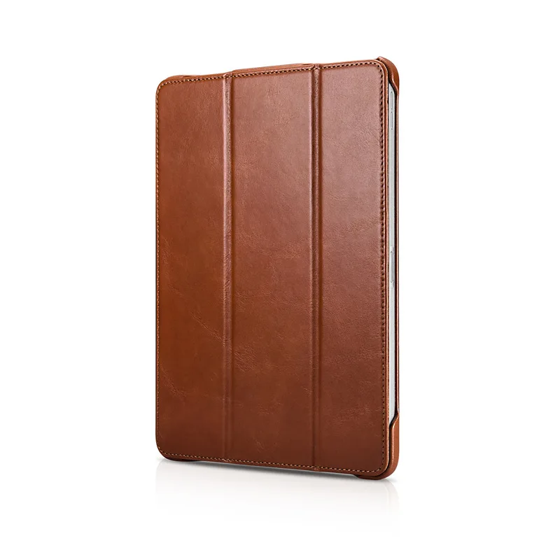 

Чехол из натуральной кожи для iPad 9,7 2017 2018 iPad 12,9 2020/2021, винтажный кожаный чехол для iPad Air 4, деловой Чехол-книжка для планшета