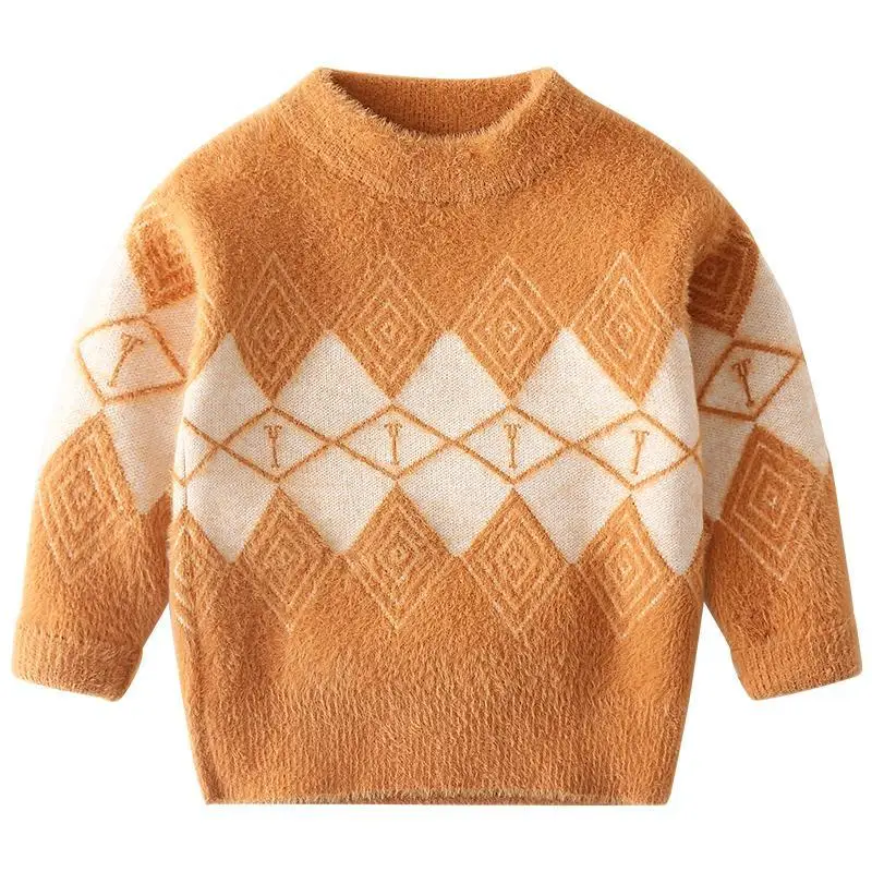 INS/Одежда для маленьких мальчиков свитер От 2 до 7 лет осень зима Детский с