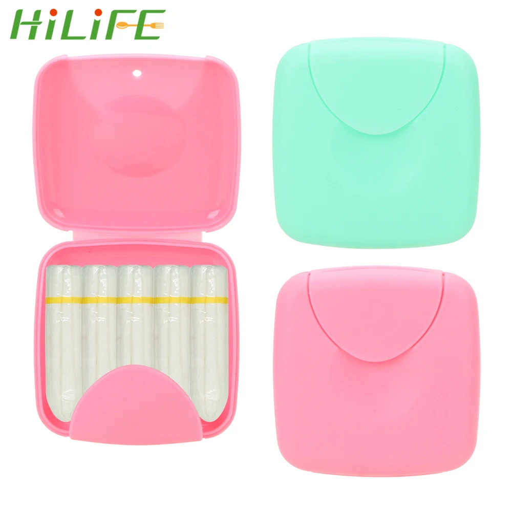 HILIFE 1 шт тампоны коробка для хранения портативный мини Путешествия Открытый