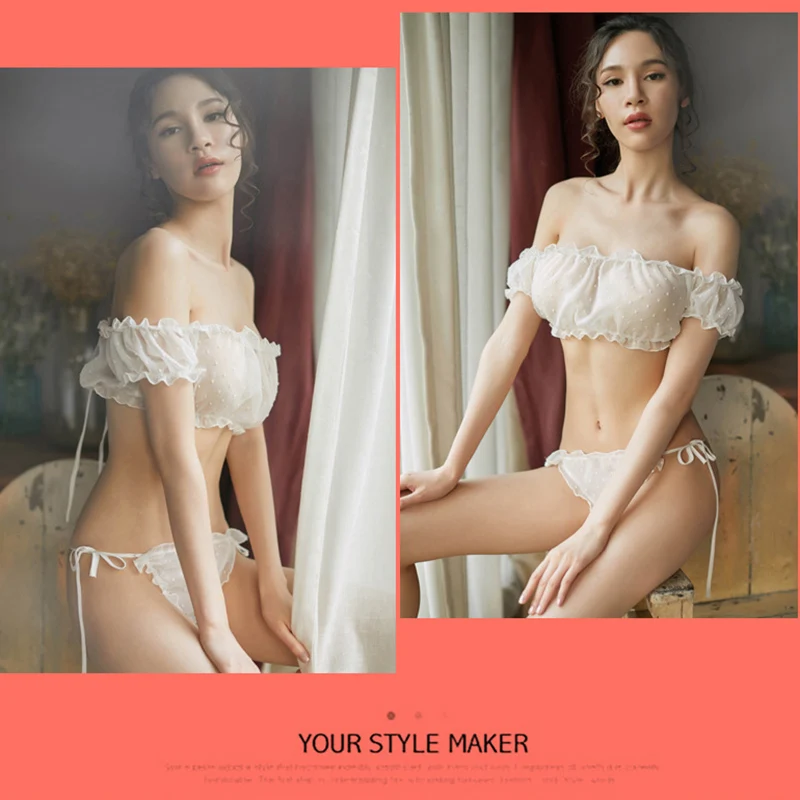 Women Lingerie Chiffon Halter Backless Sleepwear TT@88 | Тематическая одежда и униформа