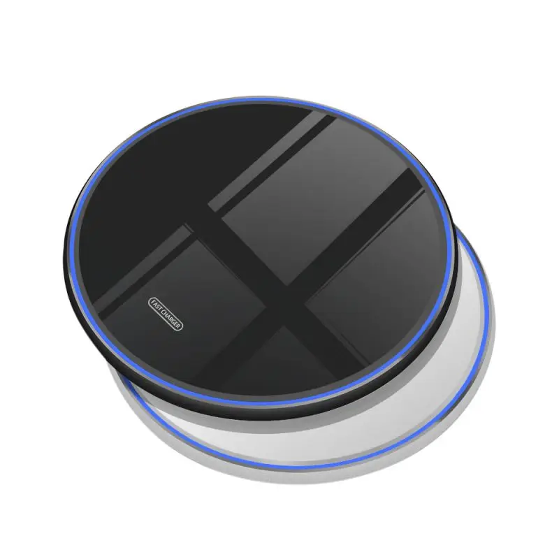 QI Беспроводное зарядное устройство для Apple Android 15 Вт технология быстрой зарядки