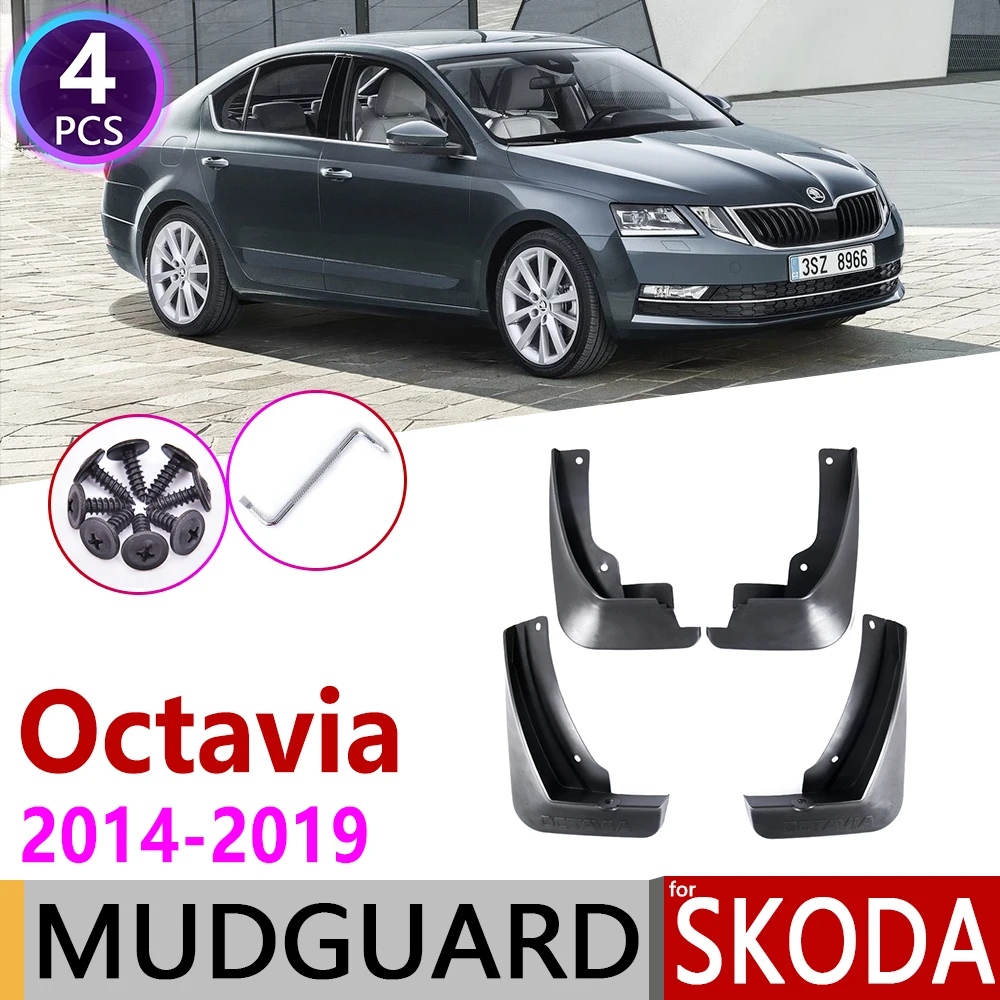 

Mudflap for Skoda Octavia 3 Sedan MK3 A7 5E 2014~2019 Fender Mud Guard Splash Flaps Mudguard Accessories Mudguard 2015 2016 2017