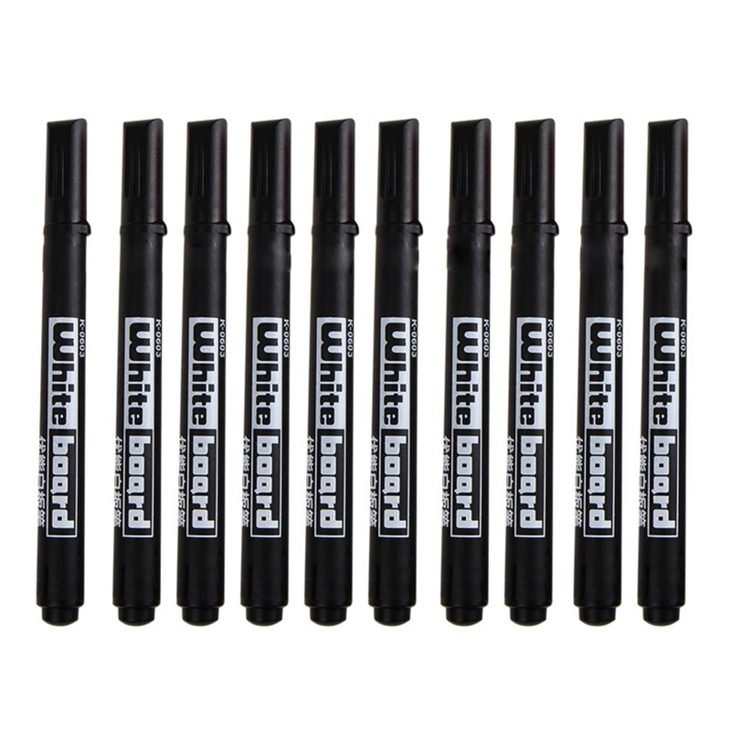 

20 x Board Marker Whiteboard Marker Pen Washable Black