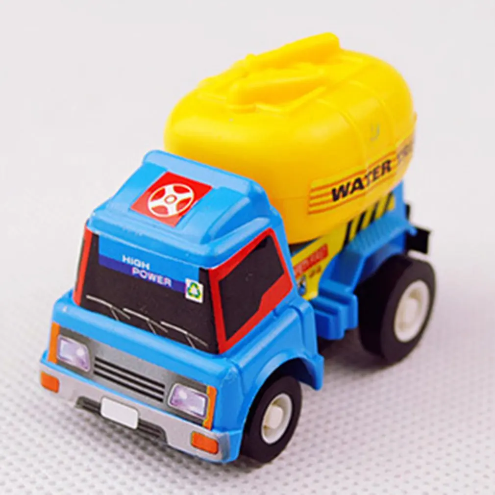 

Kids Mini Cars Model Toy Car 6pcs New Pull Back Mobile Vehicle Boys Toys Taxi Fire Truck Model For Children Gift Diecasts Toy