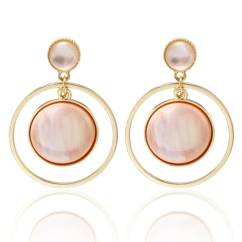 Новые серьги Hello Miss ювелирные изделия индивидуальные геометрические круглые с