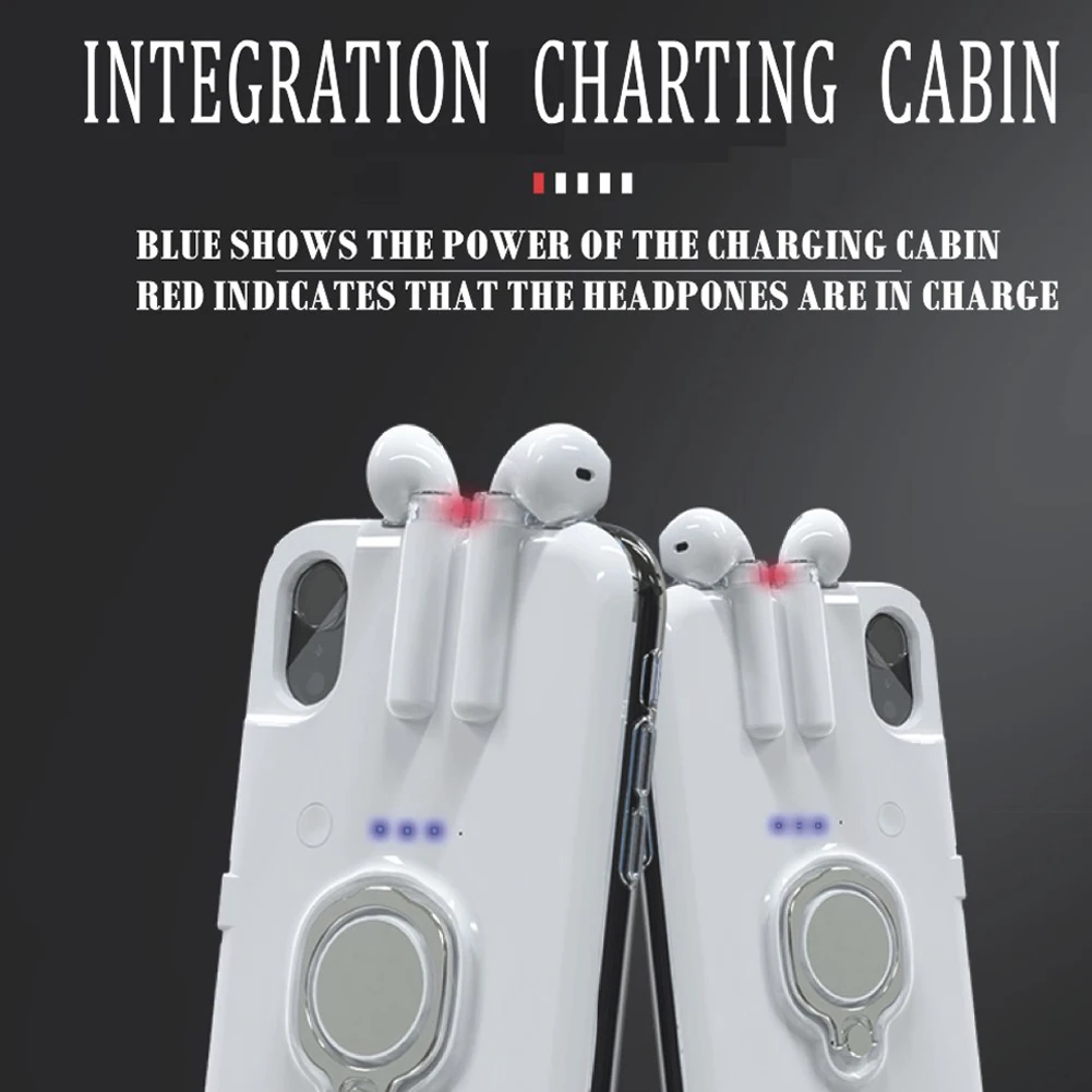 Чехол для телефона с кольцом держателем наушников Bluetooth iPhone 6 7 8 Plus XS Max|Бамперы| |