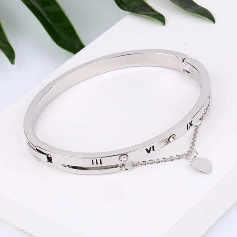 Горячие Роскошные браслеты для женские женский браслет в форме сердца Модный