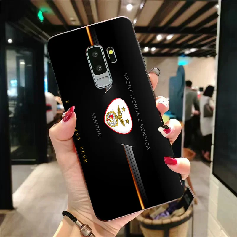 Чехол для телефона Benfica FC чехол Samsung Galaxy S10 S8 S7 Edge DIY черный мягкий TPU A9 C10 C9 J7 Max Note 8 9