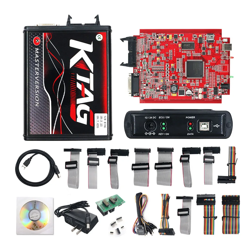 Kess V2 V5.017 Ktag V7.020 Настройка BDM Рамка красный ЭБУ OBD2 Kess V2 5,017 K-TAG V2 машина/грузовик программист менеджер Тюнинг Комплект