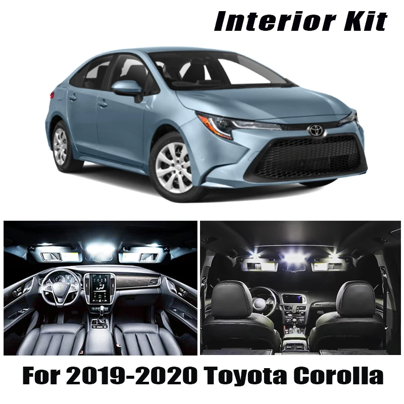Фотообои 11X для интерьера автомобиля 2019 2020 Toyota Corolla светодиодные внутренние