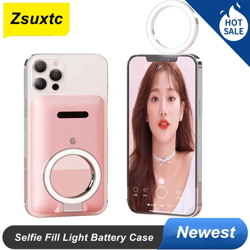 

Селфи заполняющий свет 15 Вт Беспроводное зарядное устройство чехол для батареи для iPhone 12 Mini 12 Pro Max 5000 мАч чехол для батареи 12 Pro Чехол для вне...