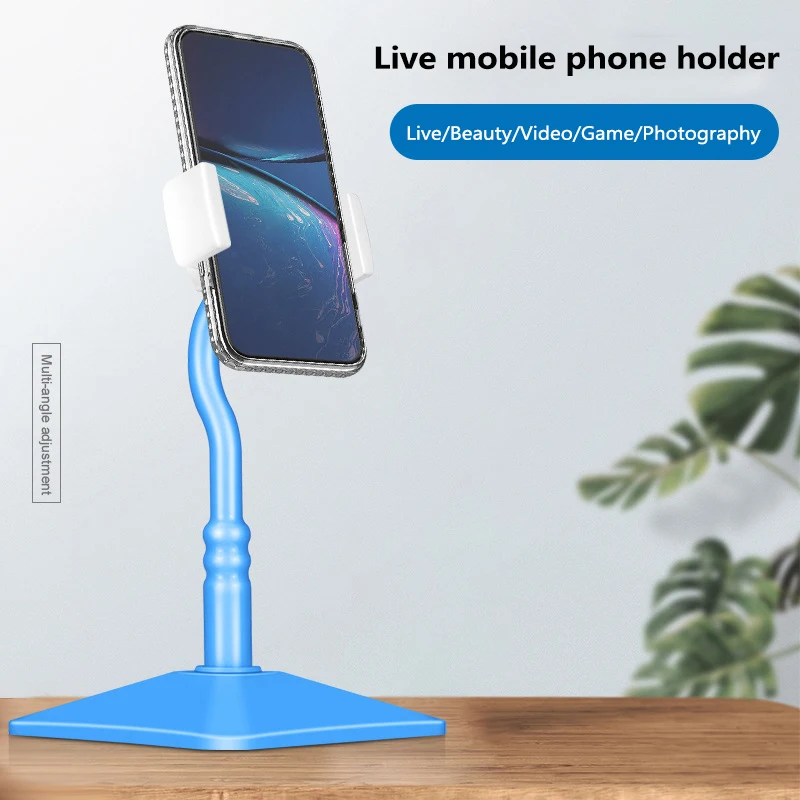

Universal Desktop Phone Holder Stand Support Desk Rotatable Mobile Phone Holder For Live Broadcast Video For Xiaomi Huawei