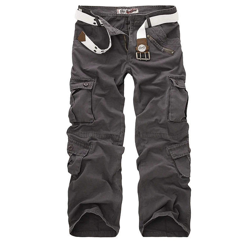 

Cotton Cargo Pants Men Military Style Tactical Workout Straight Men Trousers Casual Camouflage Man Pants