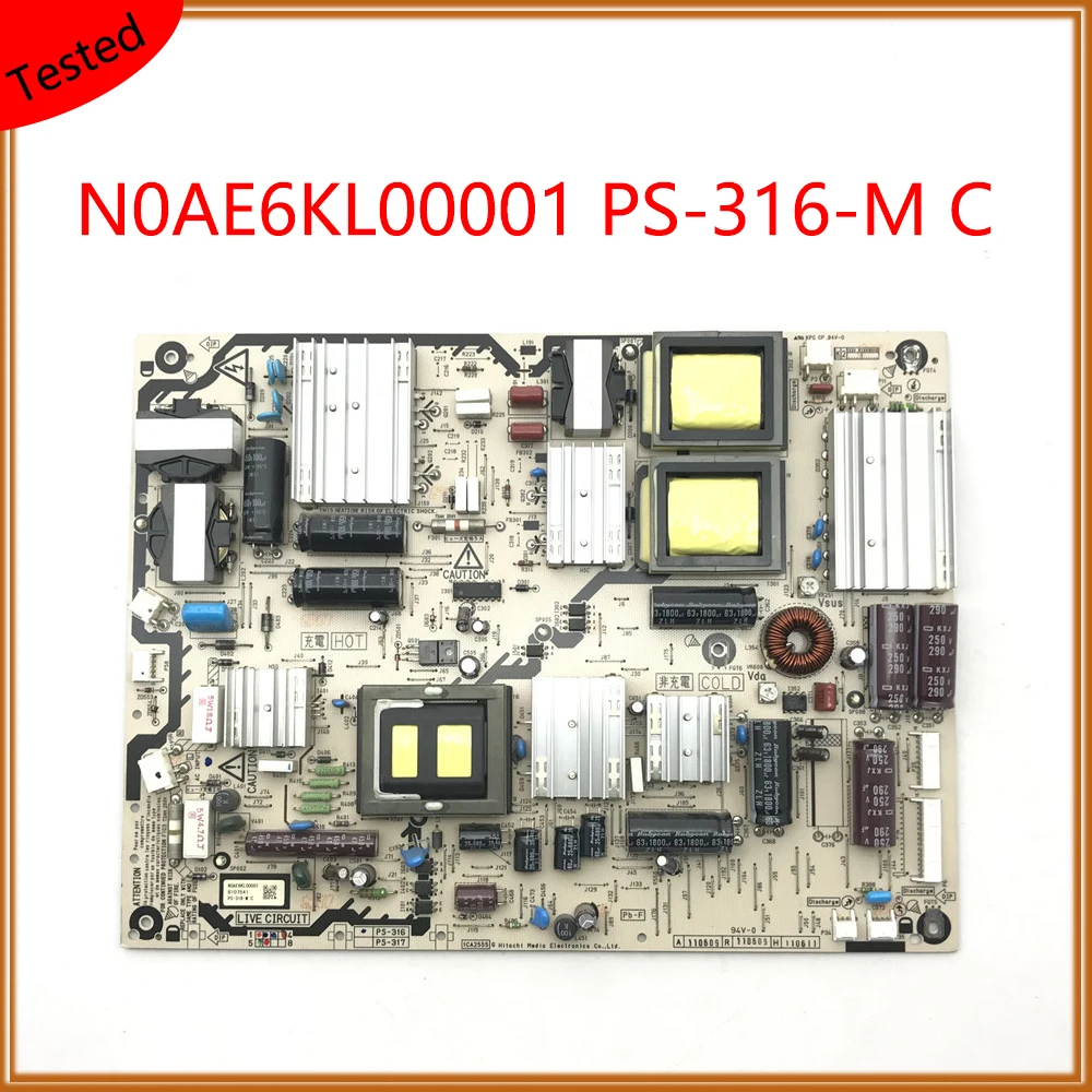 Placa de Fonte de Alimentação Placa de Suporte de Energia Original para Panasonic Cpower Equipamentos Profissionais tv N0ae6kl00001 Ps-316-m