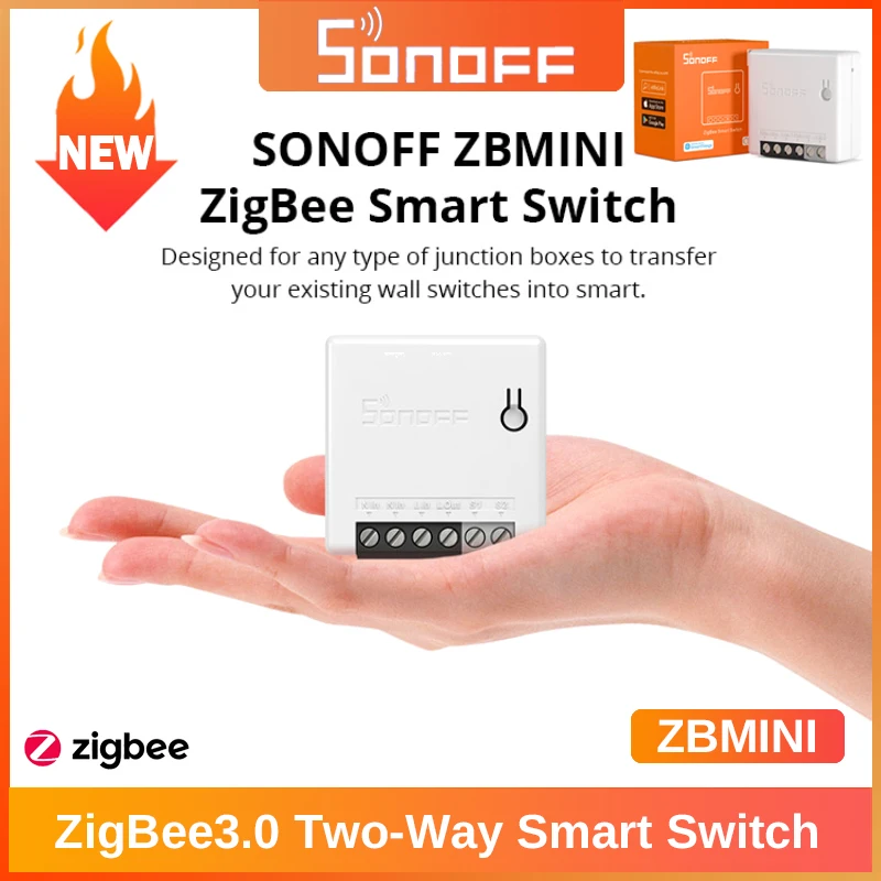 

Беспроводной Выключатель Sonoff Zigbee, с голосовым управлением, для умного дома, 30 шт.