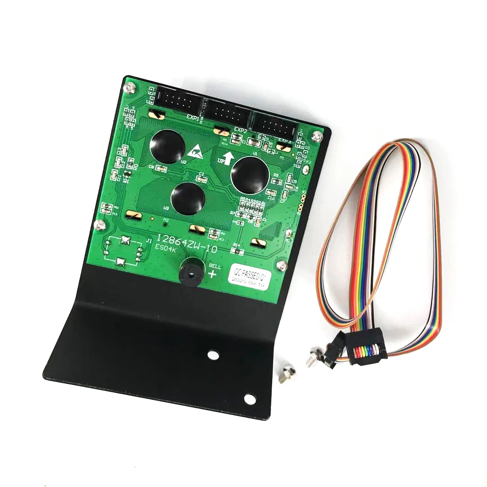 ЖК-экран для 3D-принтера 12864 с металлической Опорной пластиной серии Ender 3 pro 5 CR-10 |