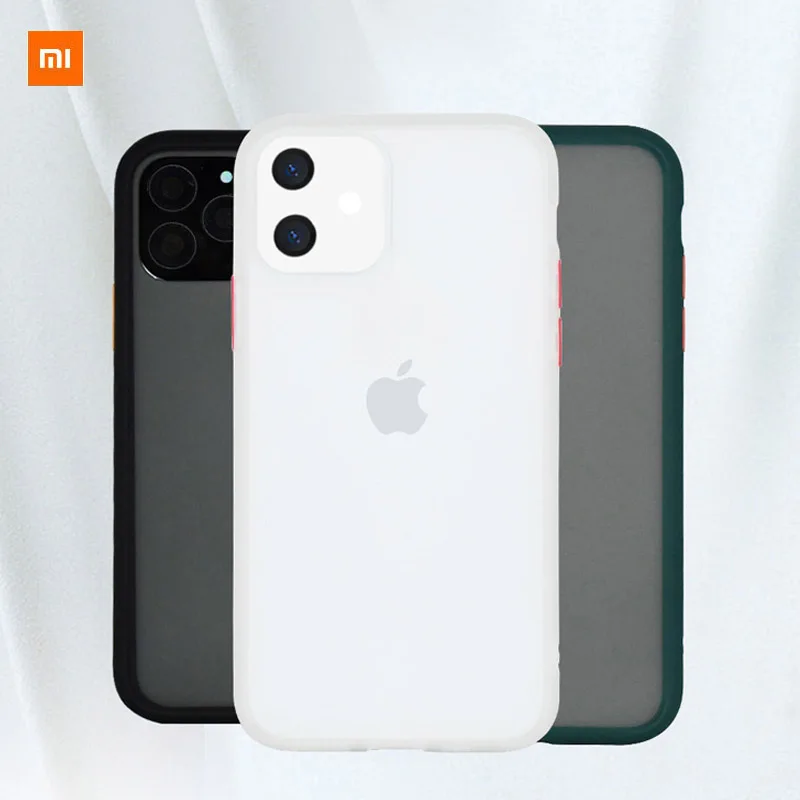 Xiaomi WIZ матовый защитный чехол для iPhone 11/11 pro/11 pro max с HD закаленной пленкой