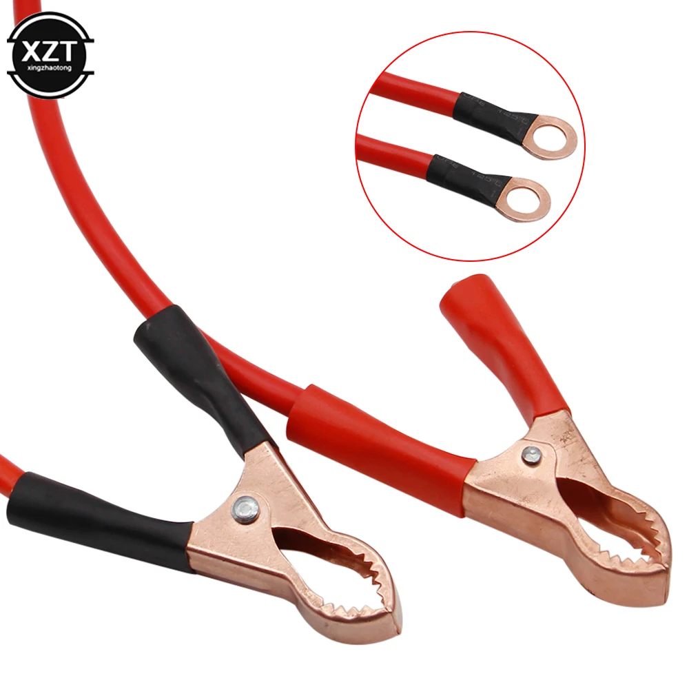 1 Pair 50A Car Battery Clip & Cable Crocodile Van Test Lead Clips Alligator Electrical Jumper Wire Clamp | Автомобили и