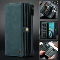 caseme detachable wallet case for samaung galaxy note 20 s20 ultra zipper leather phone cover for s20 plus note 20 a71 a51 case