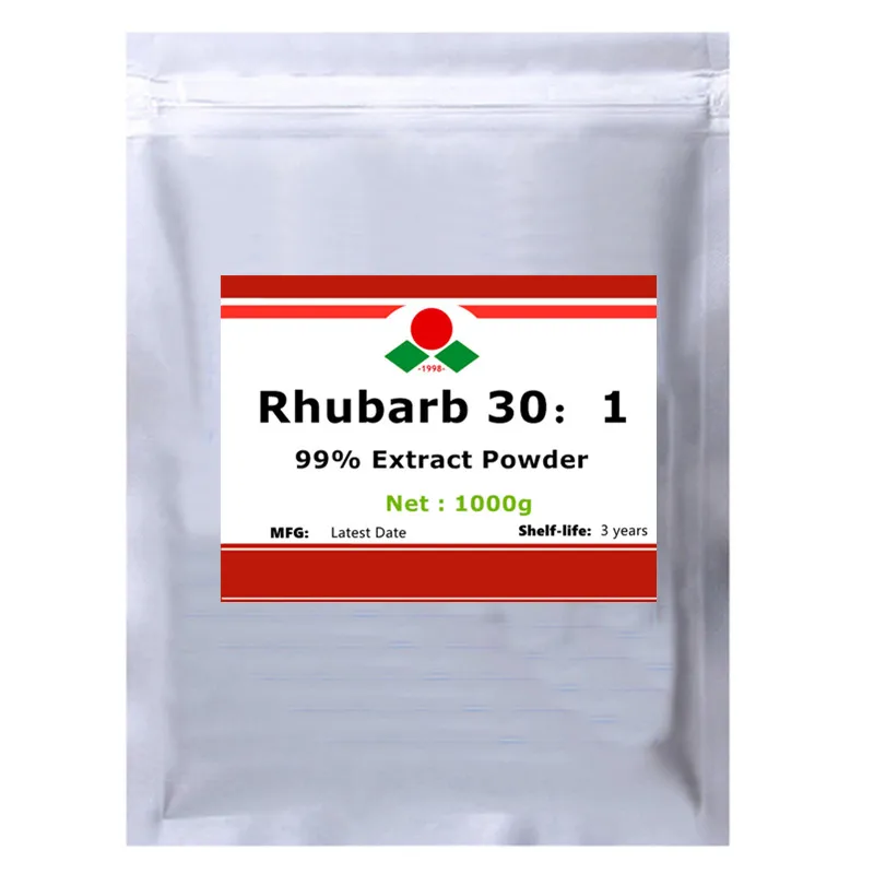 50-1000 г экстракт корня ревеня 30:1 (Rheum Palmatum) порошок китайский ревень лекарственного