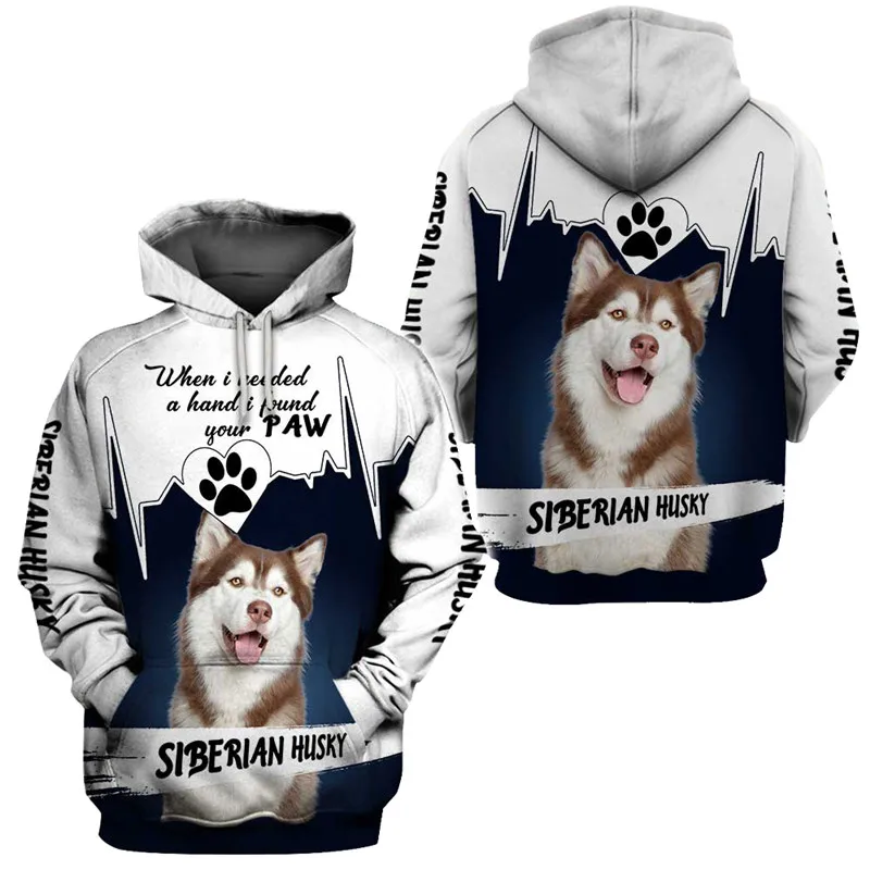 

Siberian husky hoodie 3D Printed Hoodies Fashion Pullover Men For Women Sweatshirts Sweater Cosplay Costumes 02