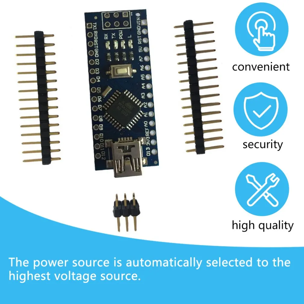 

Новейшая Модульная плата ATmega328P V3.0 + Бесплатный кабель Mini USB для совместимых