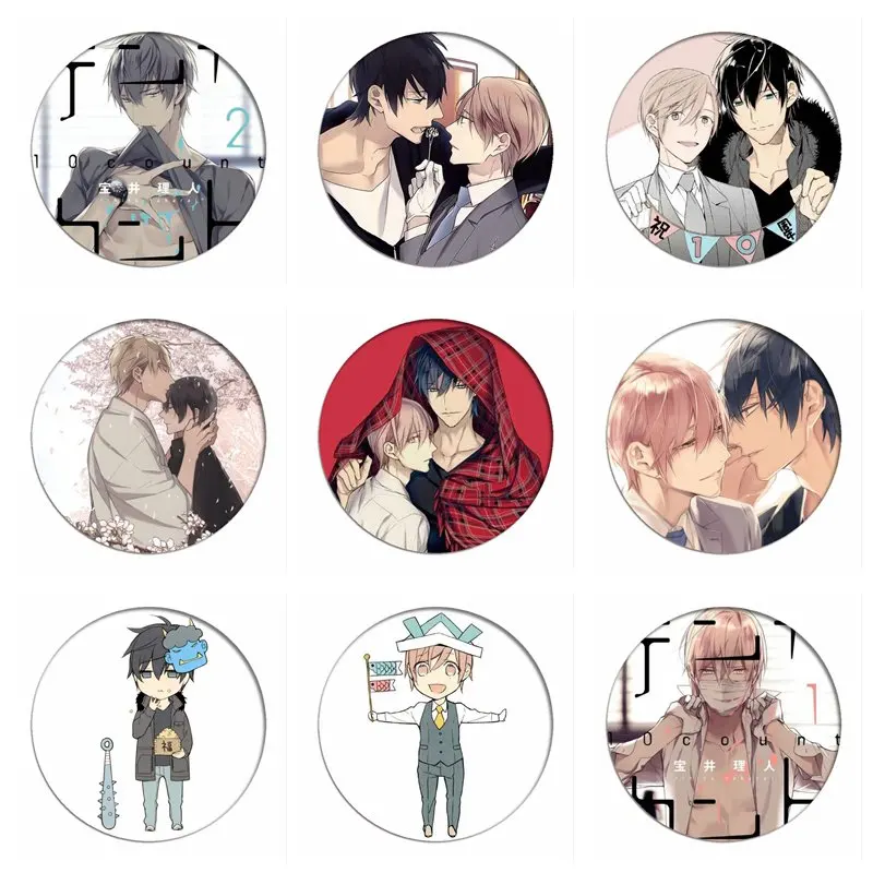 Брошь-значок тадаоми широтани Коллекция сумок 10 Значки для косплея |
