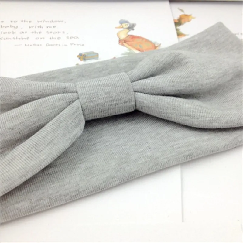 Повязка для волос в Корейском стиле женская хлопковый Повседневный бант лица