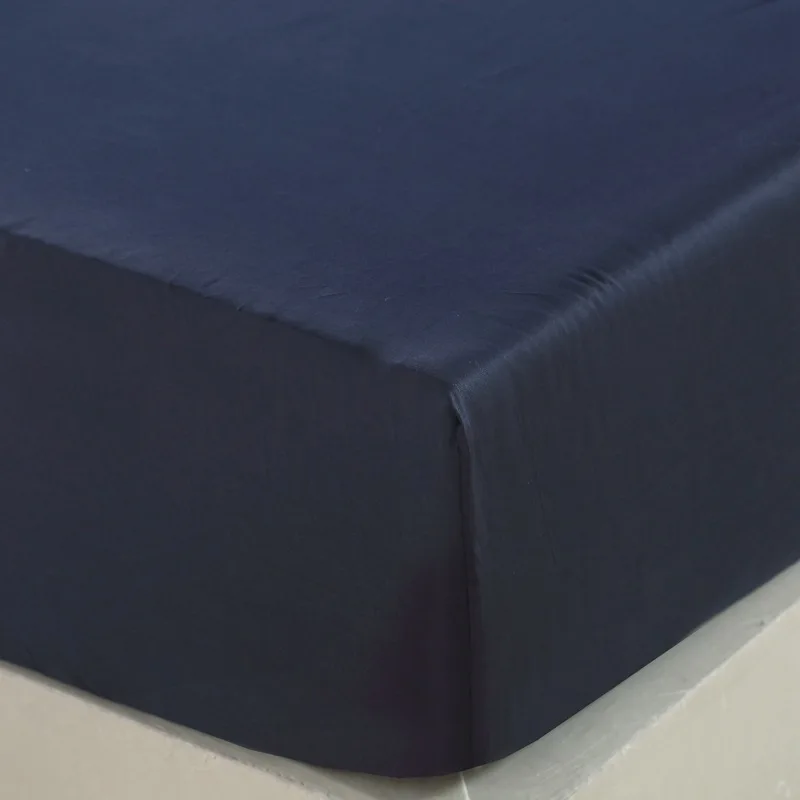 Cotton Solid Mattress Cover Sheet Four Corners With Elastic Fitted Bed Queen King Size Bedroom Sheets | Дом и сад