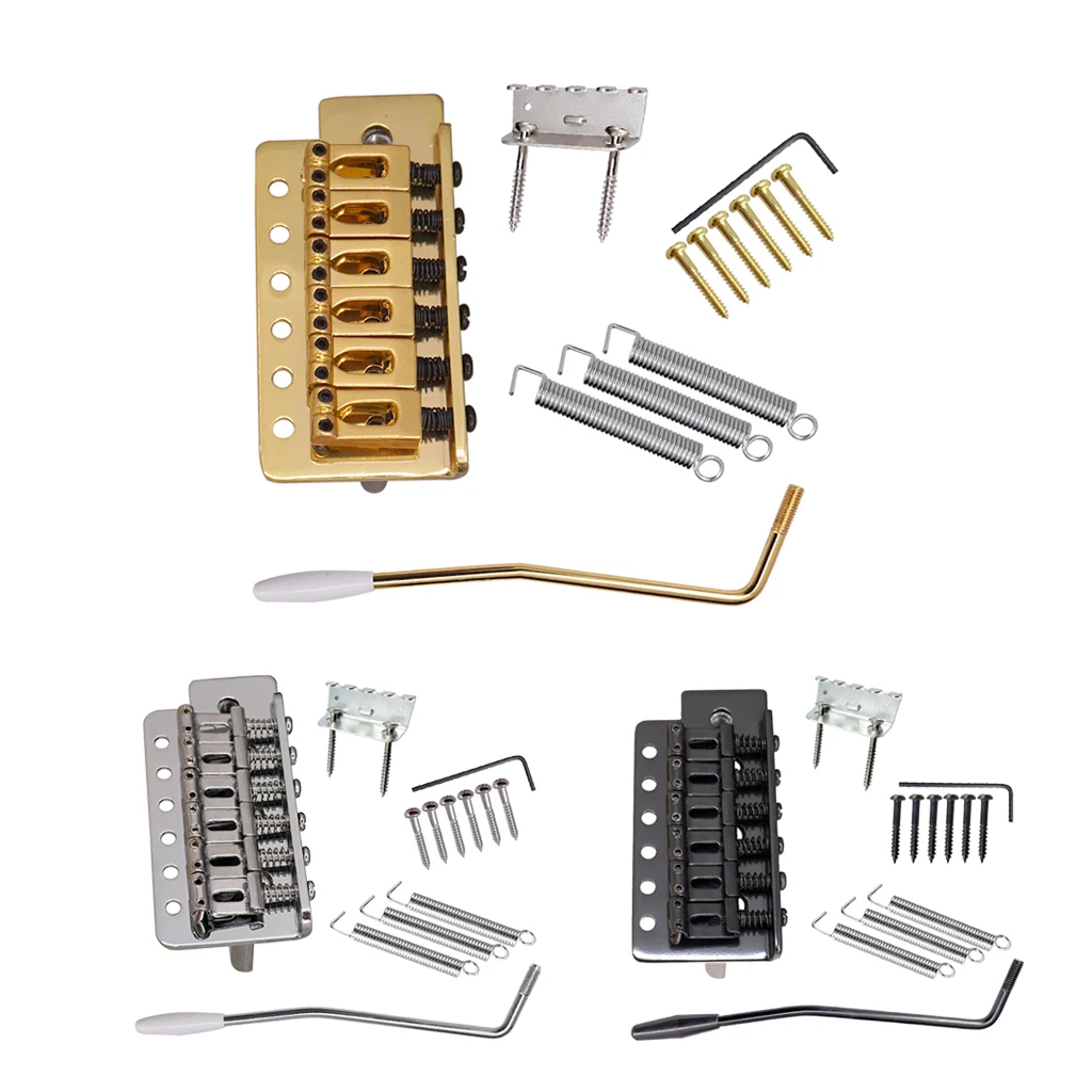 

6-string Flat Saddle Tremolo Bridge System for Electric Guitar