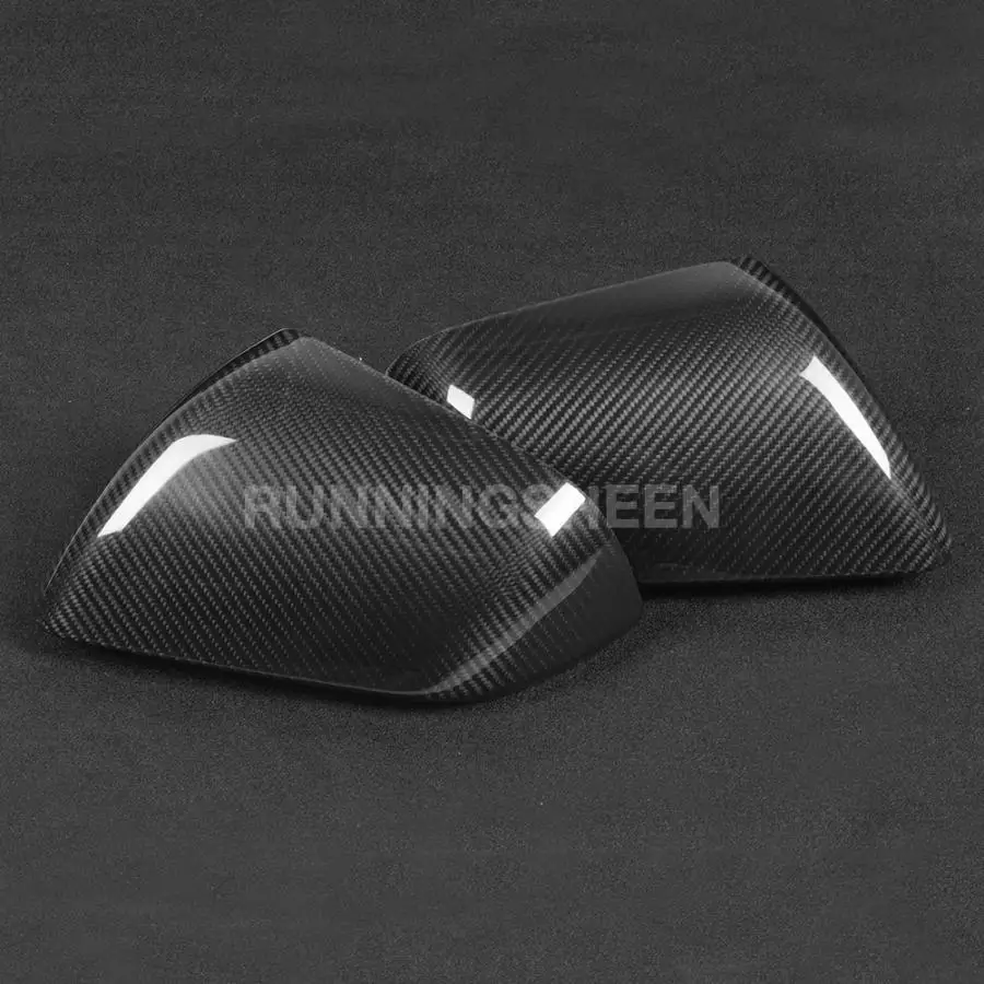 

Dry Carbon Fiber Rearview Mirror Cover Trim for Ford Mustang USA Model with LED Signal 2014 2015 2016 2017 2018 Auto Accessories